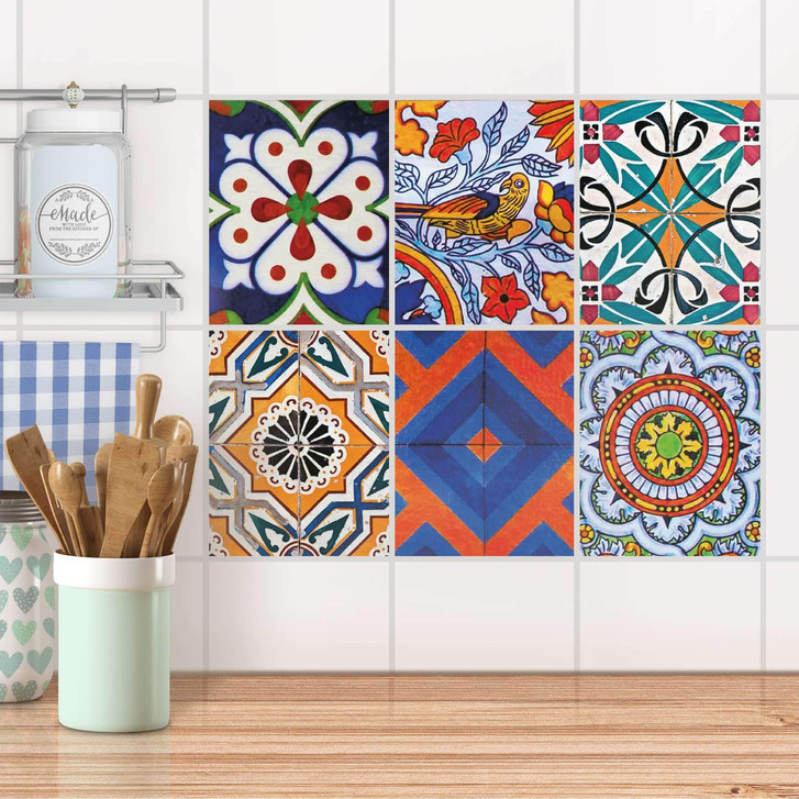 Fliesenaufkleber Set rechteckig - Portugiesisch - CR103604