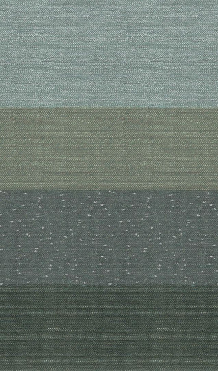Fototapete Motivtapete Textil Optik Streifen in Grün Grau mit Feiner Struktur 2.7 x 1.59 m - WA505200