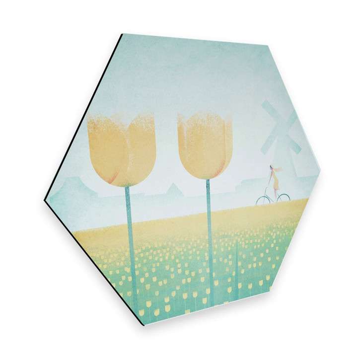 Hexagon - Alu-Dibond - Rivers - Amsterdam - WA253088