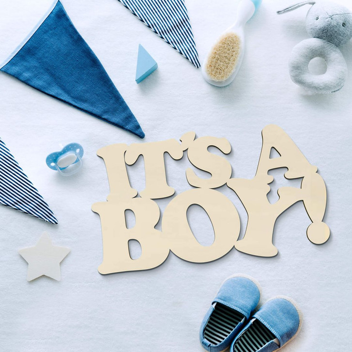 Holzdeko Pappel - It's a Boy - WA302800