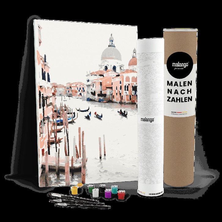Malen nach Zahlen Leinwandbild - Canale Grande in Venedig - WA447862