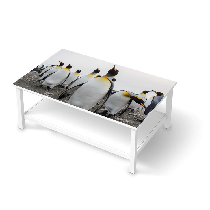 Möbelfolie IKEA Hemnes Tisch 118x75cm - Penguin Family - CR114993