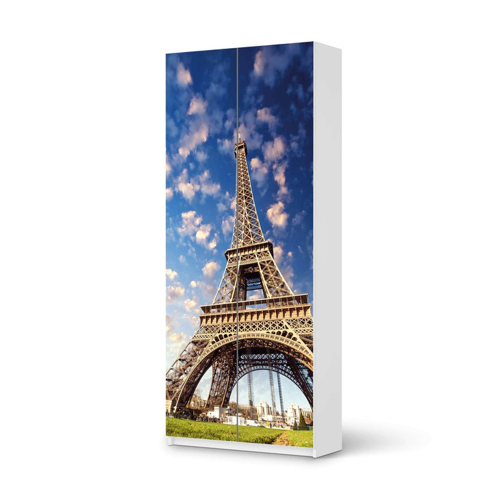 Möbelfolie IKEA Pax Schrank 236cm Höhe - 2 Türen - La Tour Eiffel - CR116811