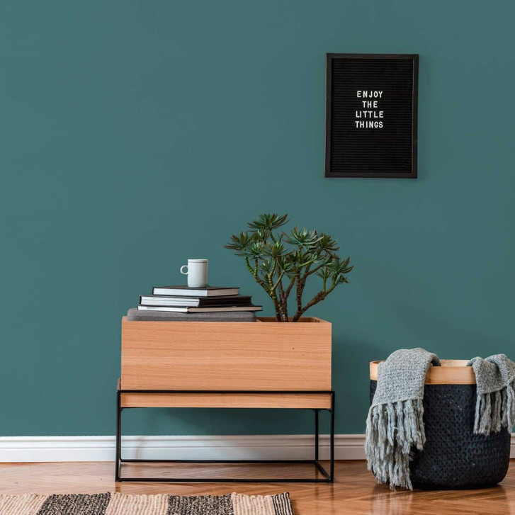 Strukturtapete in Leinenoptik Türkis – Moderne Vliestapete frisch & lebendig - WA456991