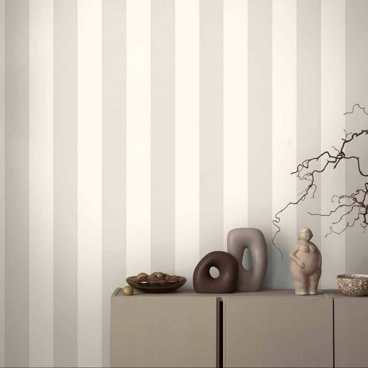 A.S. Création Vliestapete Trendwall 2 Streifentapete gestreift grau, weiss - WA313410