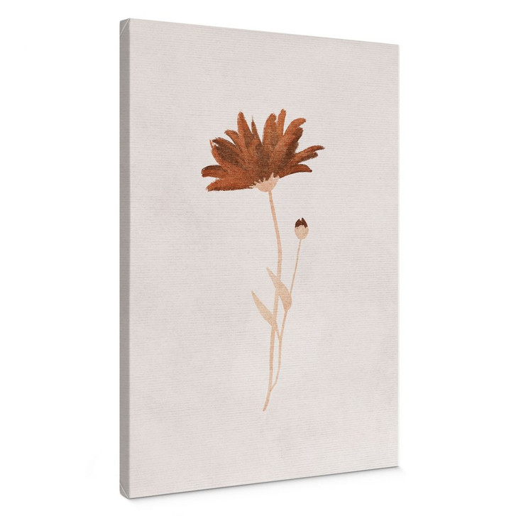 Leinwandbild Wildblume abstrakt - Goed Blauw - WA485707