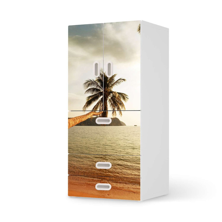Möbelfolie IKEA Stuva / Fritids - 3 Schubladen und 2 kleinen Türen - Paradise - CR117605