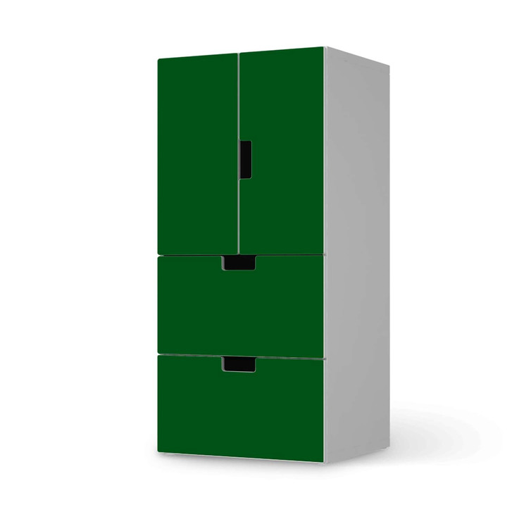 Möbelfolie IKEA Stuva / Malad - 2 Schubladen und 2 kleine Türen - Grün Dark - CR117086