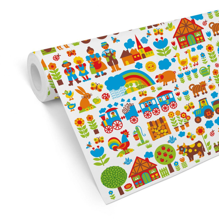 Mustertapete byGraziela - Bauernhof - WA236920