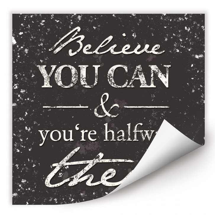 Wallprint - Believe you can - WA180953