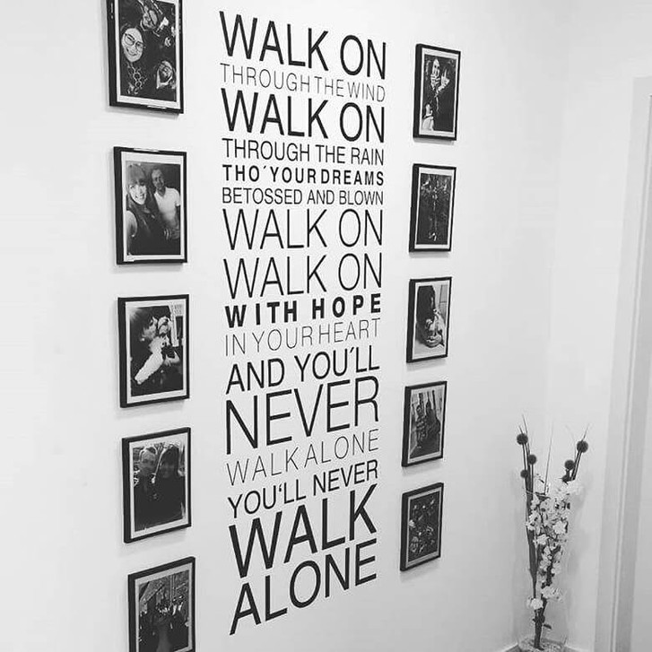 Wandtattoo - You will never walk alone - WA204626