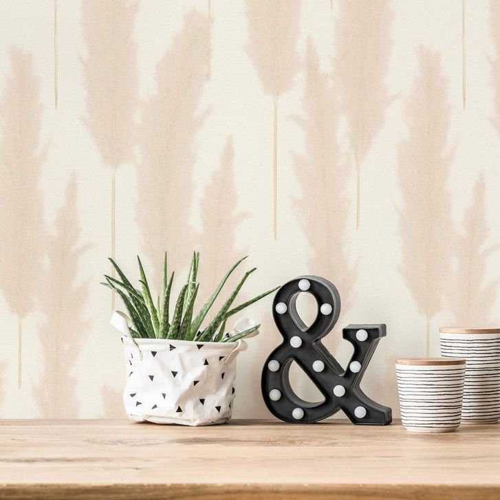 A.S. Création Tapete mit Gräsern #Hygge Vliestapete creme, beige - WA329797