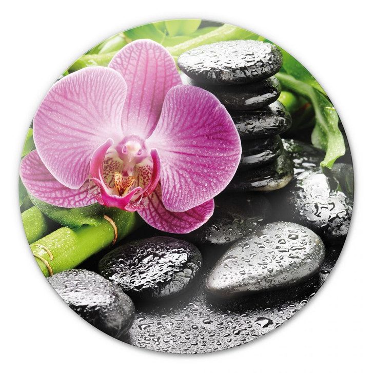 Glasbild Spa Concept - rund - WA127796