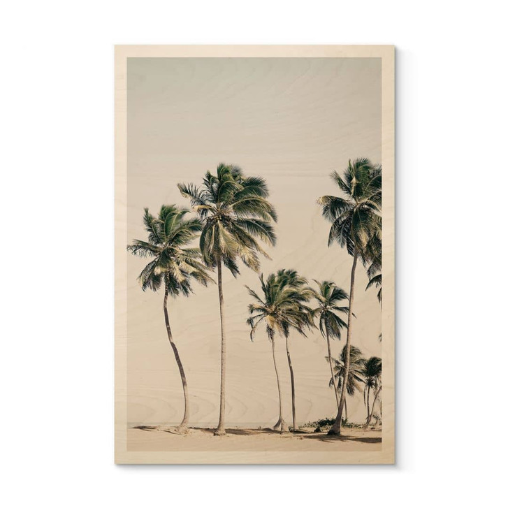 Holzbild Tropische Palmen am Strand - Sisi & Seb - WA472117