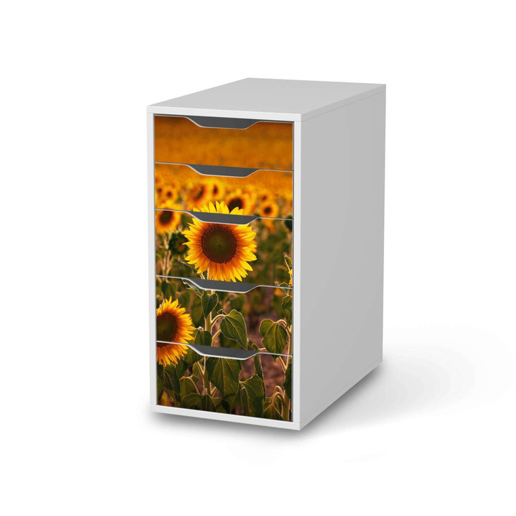 Klebefolie IKEA Alex 5 Schubladen - Sunflowers - CR109116