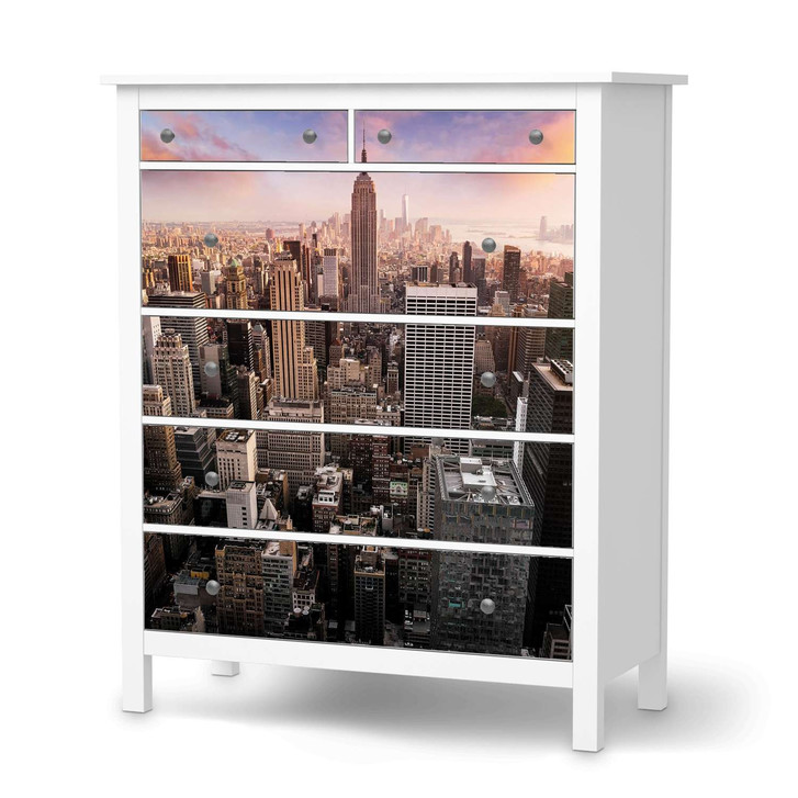 Klebefolie IKEA Hemnes Kommode 6 Schubladen - Big Apple - CR111322