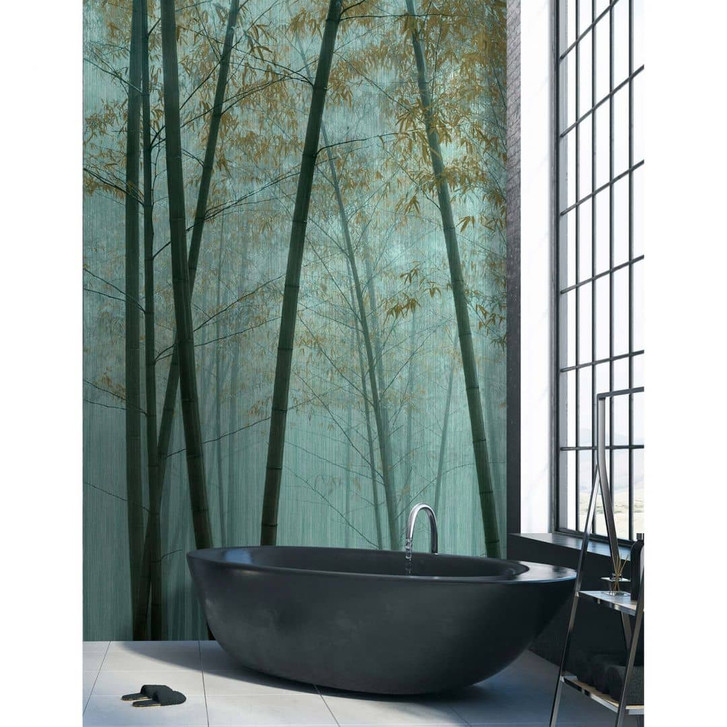 Livingwalls Fototapete Walls by Patel 3 In The Bamboo 3 grün, braun - WA327925