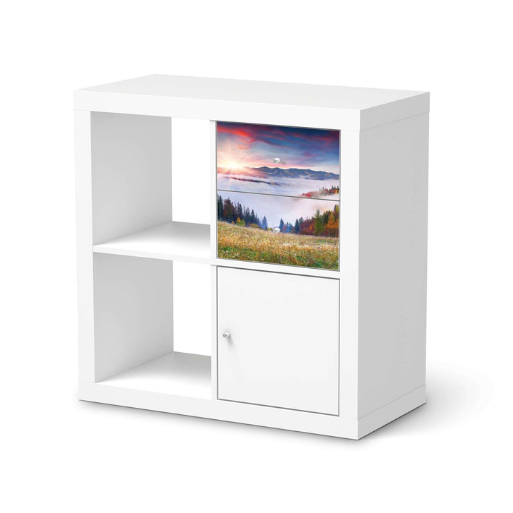 Möbelfolie IKEA Kallax Regal Schubladen - Herbstwald - CR115678