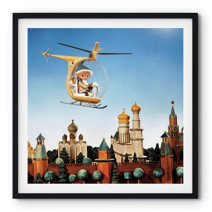 Poster Unser Sandmännchen - Sandmann auf der Reise durch den Orient - Quadratisch - WA408382