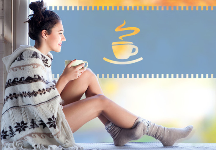 Sichtschutz Kaffeepause - CG10347