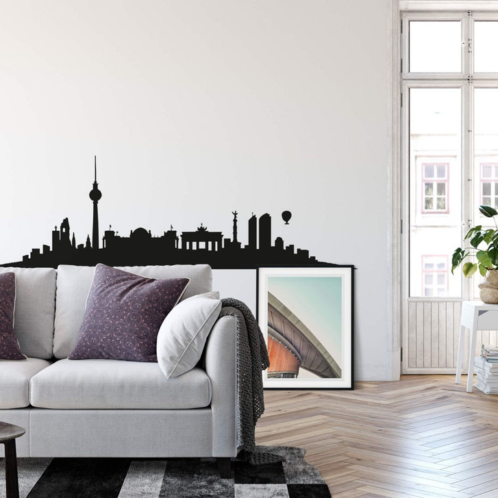 Wandtattoo Berlin Skyline (ohne Schriftzug) - WA206433