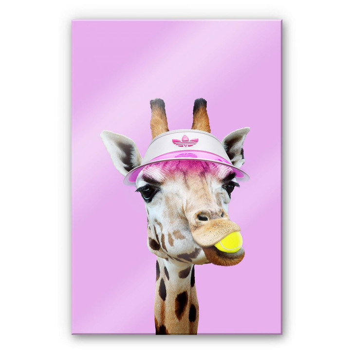Acrylglasbild Loose - Tennisgiraffe - WA261327