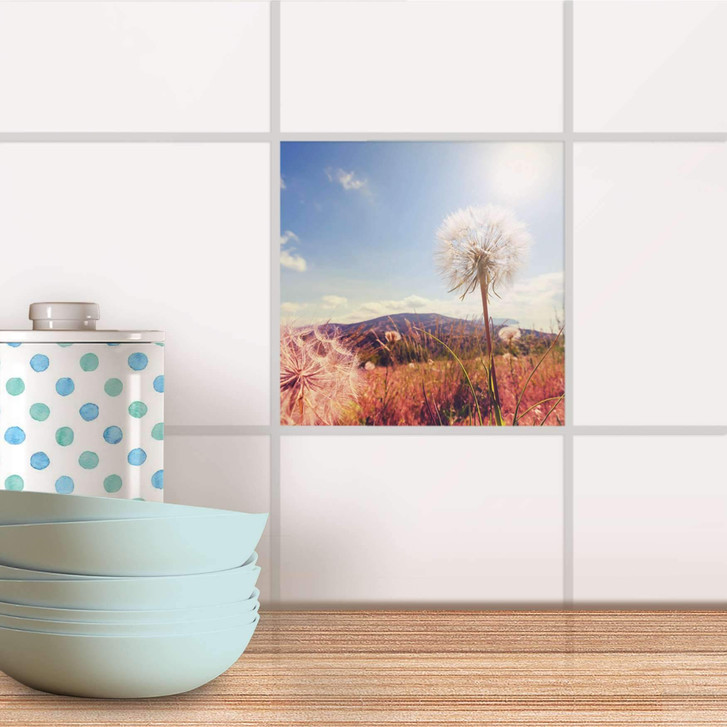 Fliesenaufkleber - Dandelion - CR100924