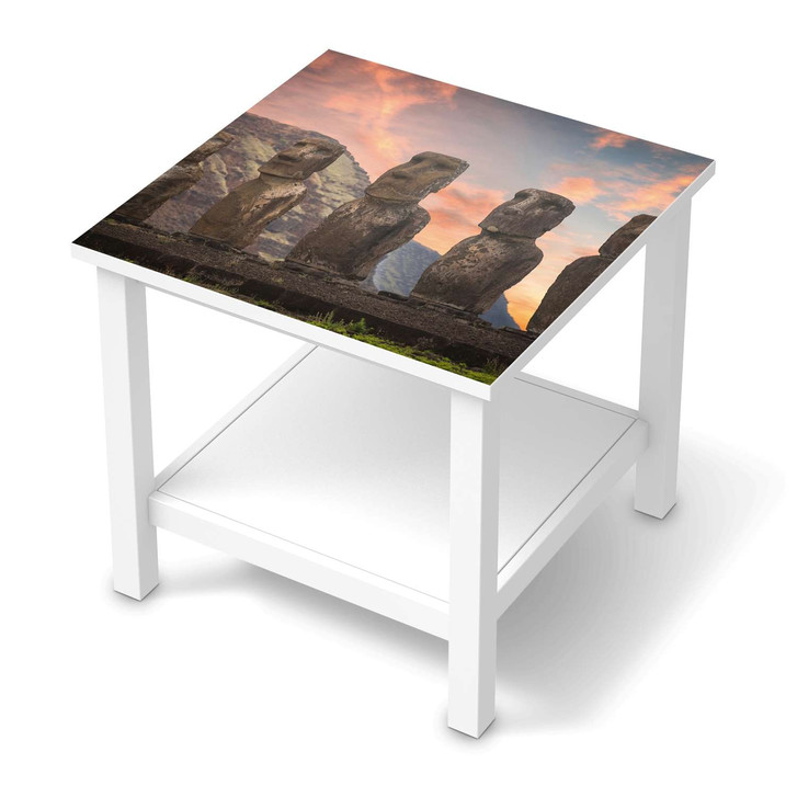 Möbel Klebefolie IKEA Hemnes Tisch 55x55cm - Easter Island - CR113535