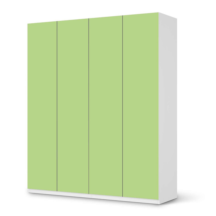Möbelfolie IKEA Pax Schrank 236cm Höhe - 4 Türen - Hellgrün Light - CR116897
