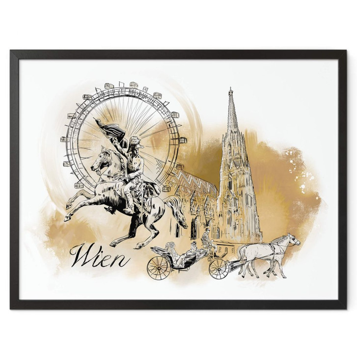 Poster Love your City - Wien - WA349530