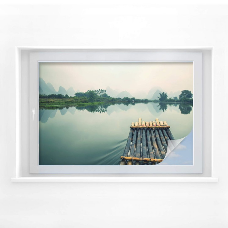 Sichtschutzfolie Flossfahrt in China - WA174904