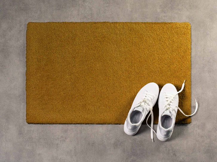 Trendy Fussmatte nach Mass in Physalis - TS442530