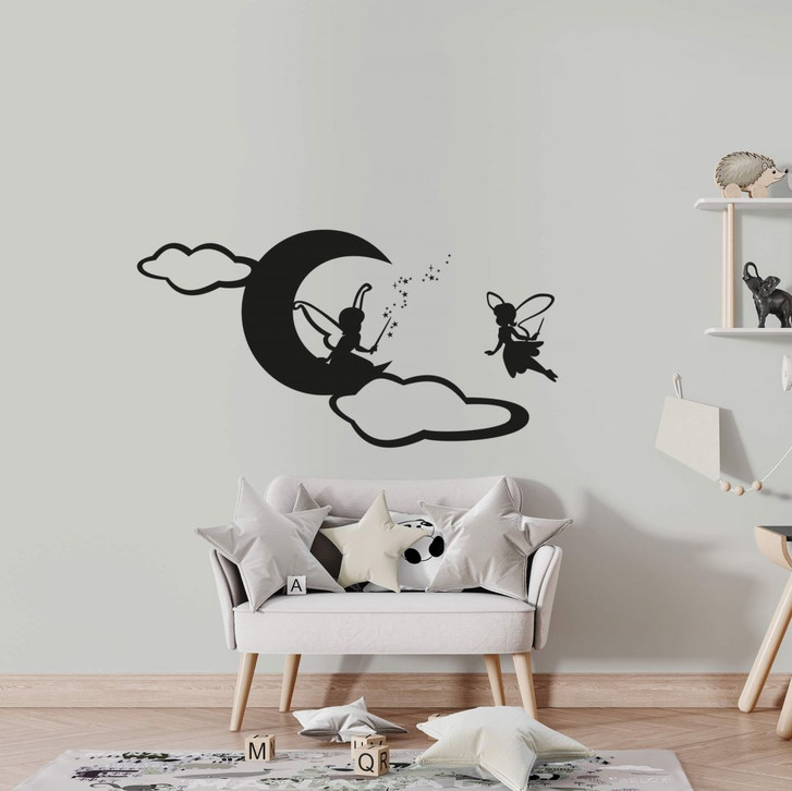 Wandtattoo Feen auf dem Mond - WA210086