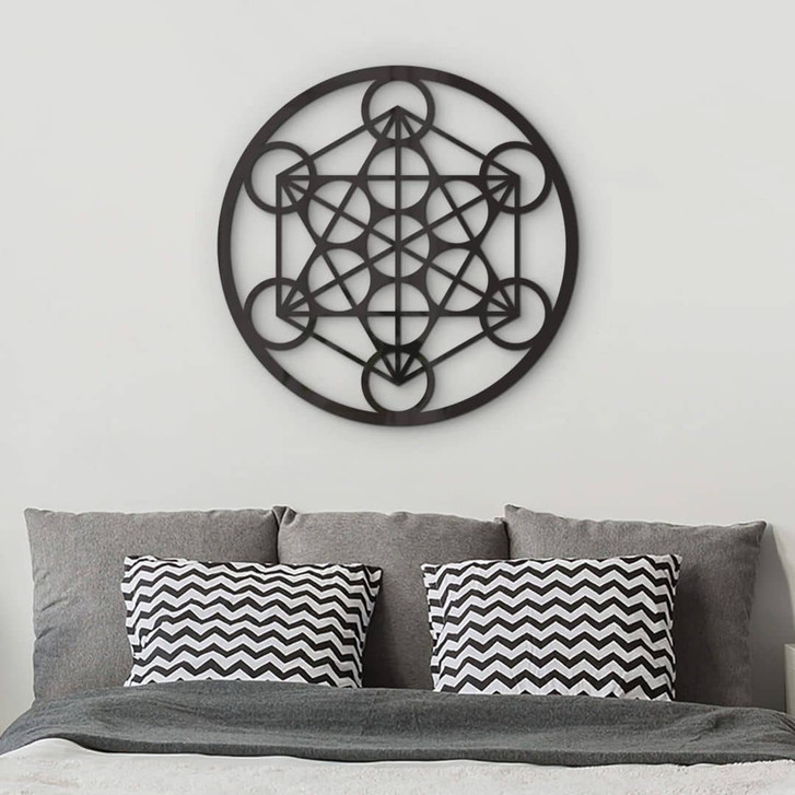 Acryldeko Metatron Würfel - Rund - WA330002