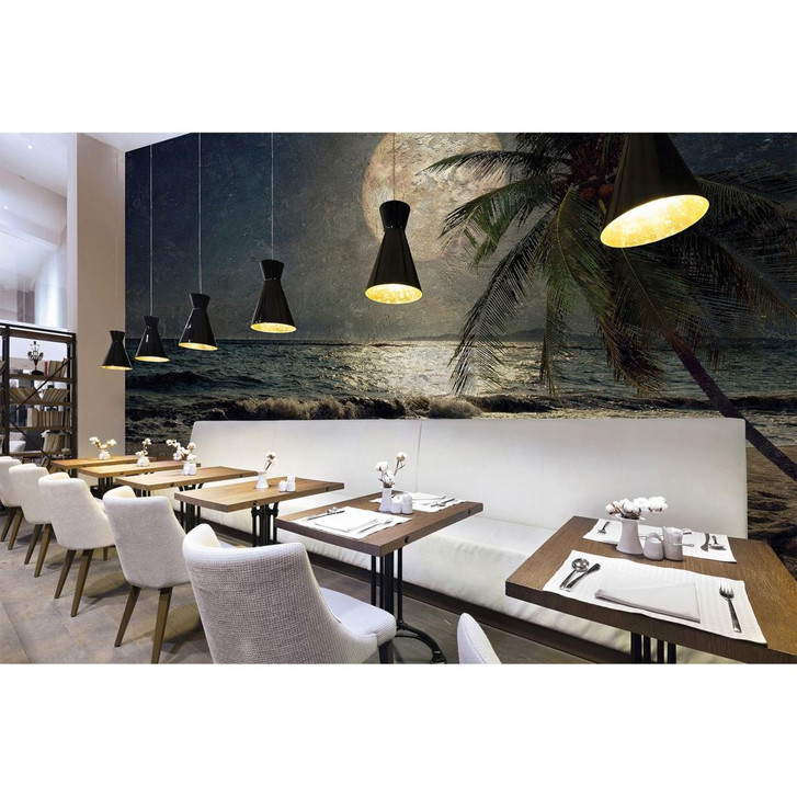 Fototapete Atelier 47 Beach at Night Mond - Architects Paper  - WA294646