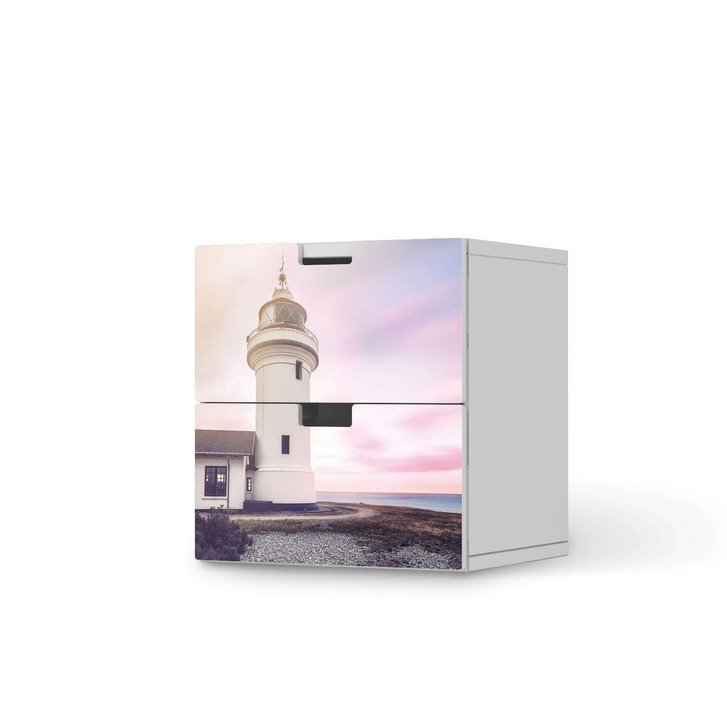 Klebefolie IKEA Stuva / Malad Kommode - 2 Schubladen - Lighthouse - CR110339