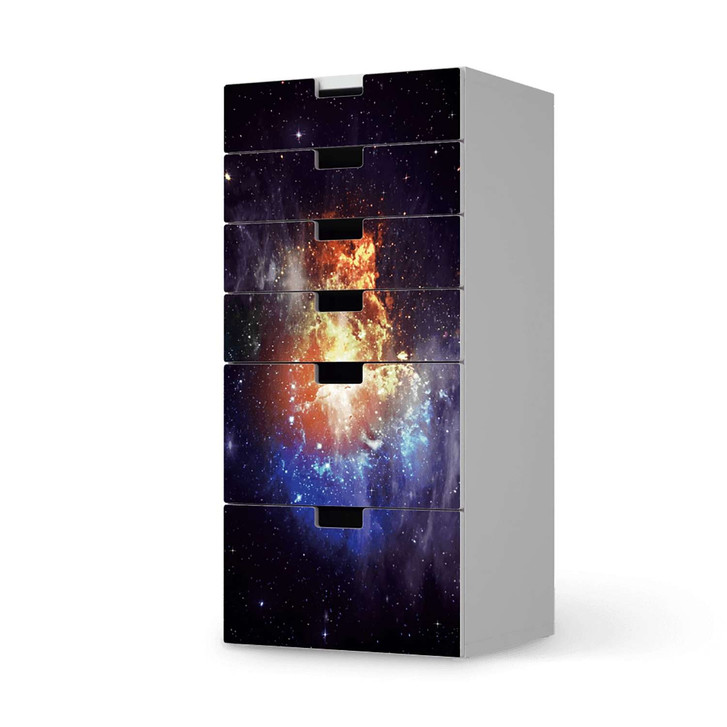 Klebefolie IKEA Stuva / Malad Kommode - 6 Schubladen - Nebula - CR110472