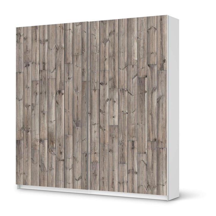 Möbel Klebefolie IKEA Pax Schrank 201cm Höhe - Schiebetür - Dark washed - CR113848