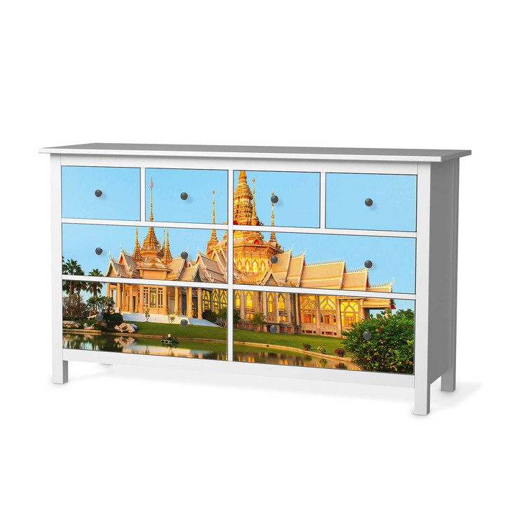 Möbelfolie IKEA Hemnes Kommode 8 Schubladen - Thailand Temple - CR114904