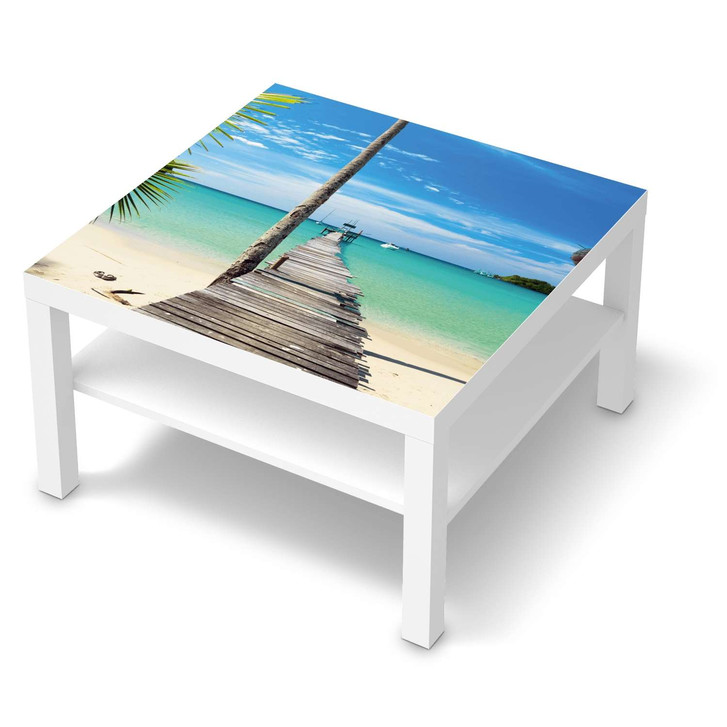 Möbelfolie IKEA Lack Tisch 78x78cm - Blue Water - CR118404