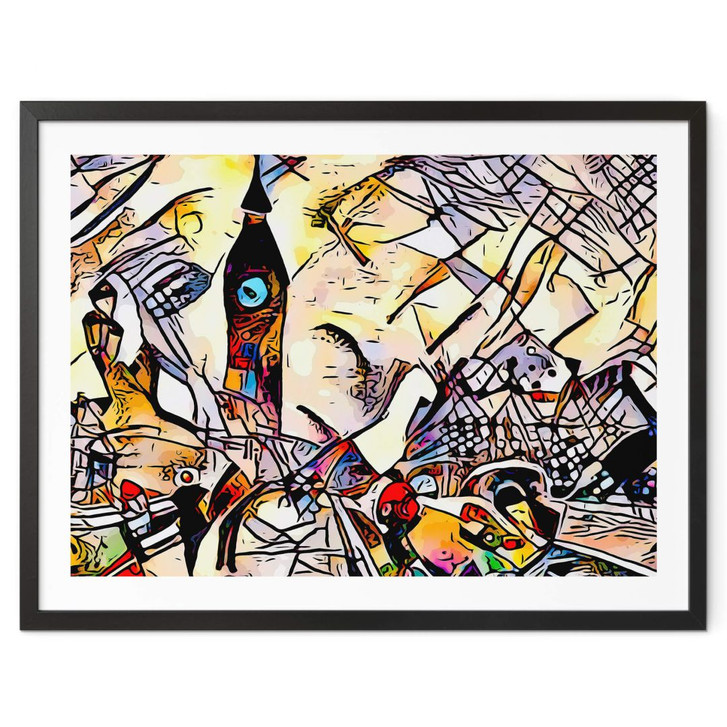 Poster Zamart - Kandinsky trifft London Big Ben - WA380822