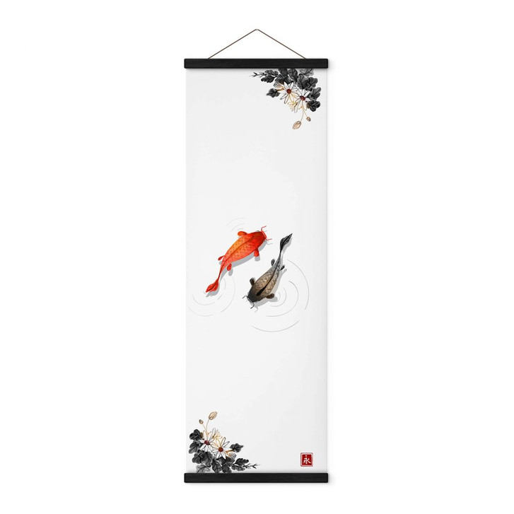 Stoffbild Yin und Yang Kois - Panorama - WA382023