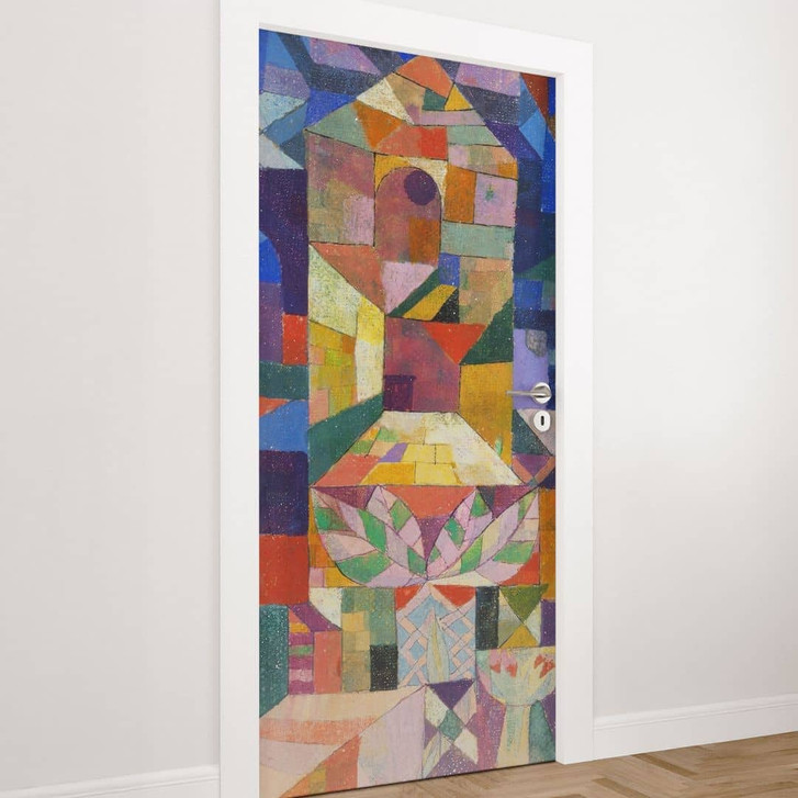 Türfolie Burggarten - Klee - Selbstklebende Türdeko - WA510091