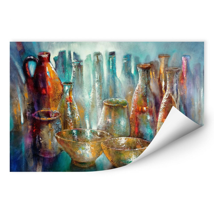 Wallprint Schmucker - Zwei goldene Schalen - WA242248