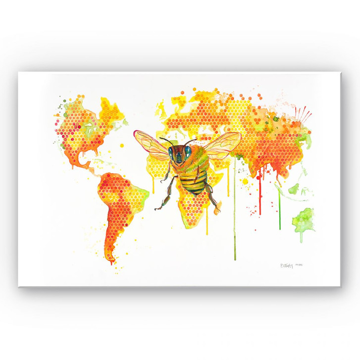 Wandbild Buttafly - Bees World - WA191674