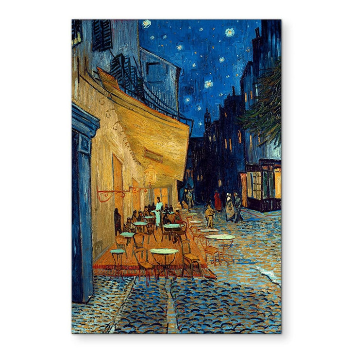 Wandbild van Gogh - Café-Terrasse am Abend - Alu-Dibond - WA423153