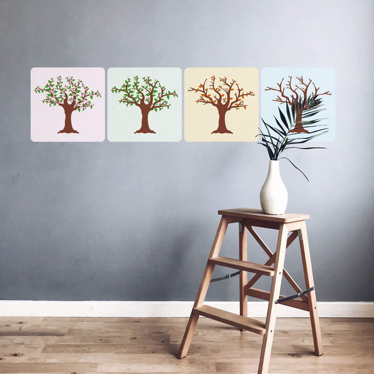 Wandsticker Vier Jahreszeiten Quartett - WA203142