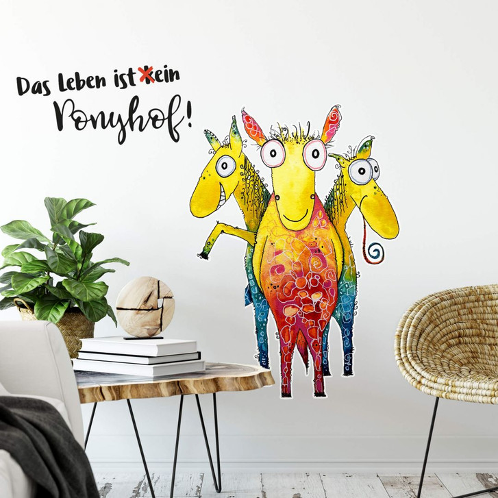 Wandtattoo Hagenmeyer - Das Leben ist kein Ponyhof! - WA260253