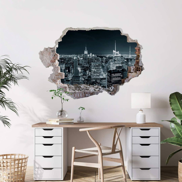 3D Wandtattoo New York at Night 2 - WA100422