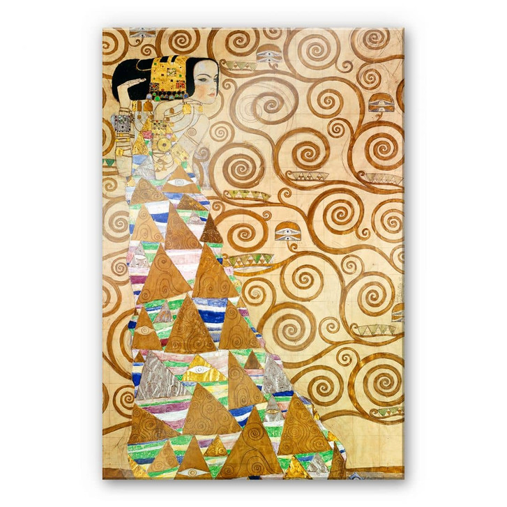 Acrylglasbild Klimt - Die Erwartung - WA480948